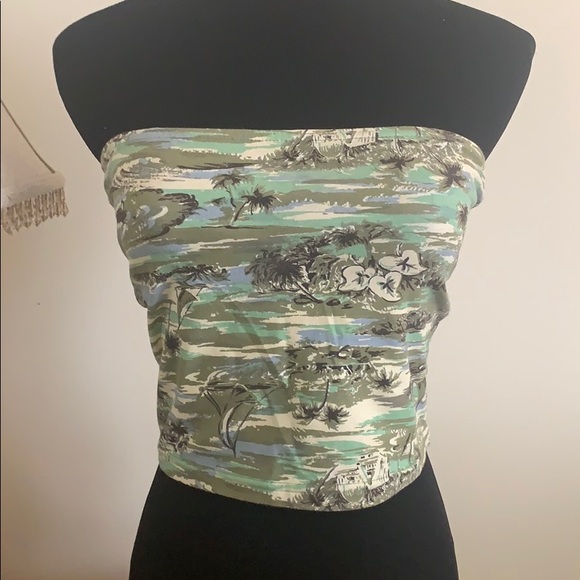 TROPICAL BANDEAU TOP - Picture 1 of 5